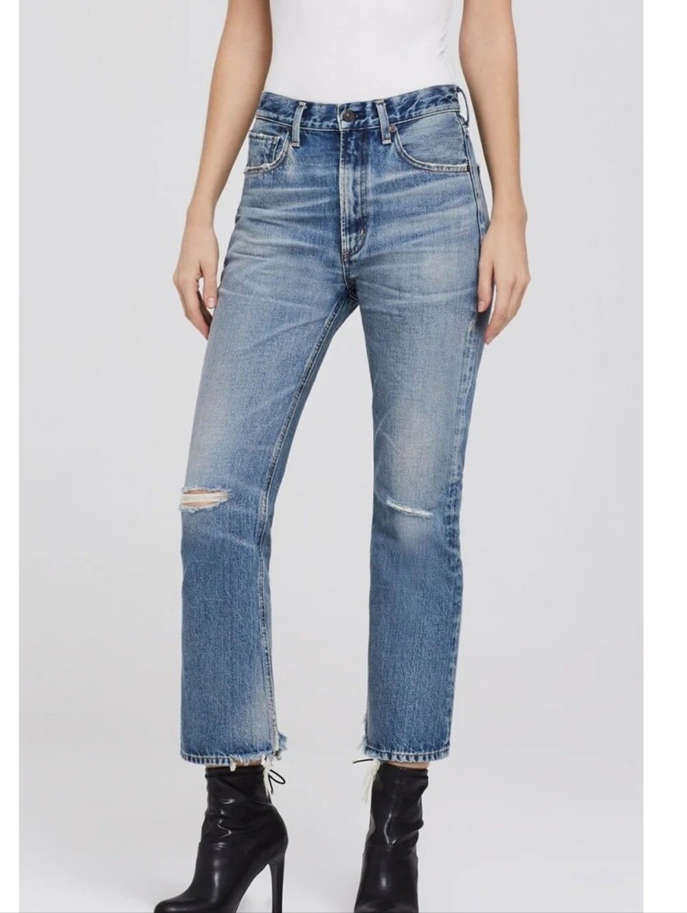 Citizen Of Humanity Estella High Rise Ankle Flare Jeans